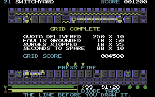 Critical Grid — Commodore 64 runtime screenshot 7