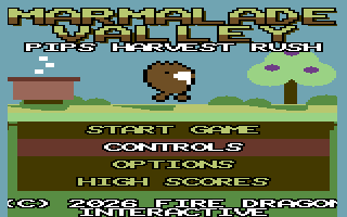 Marmalade Valley — Commodore 64 runtime screenshot 2