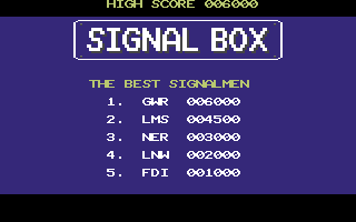 Signal Box — Commodore 64 runtime screenshot 10