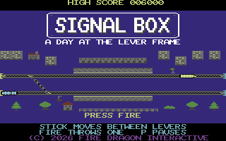 Signal Box — Commodore 64 runtime screenshot 1