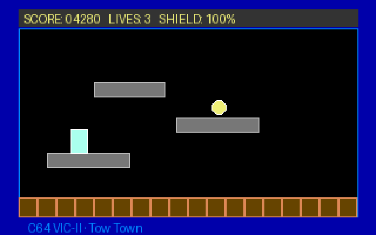Tow Town — Commodore 64 runtime screenshot 2