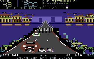 Singapore Street Racer: Neon Circuit — Commodore 64 runtime screenshot 4